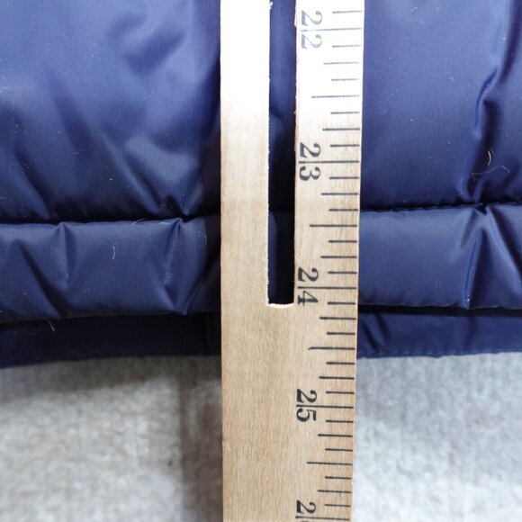EAB Womens Vest Medium Blue Down Filled Full Zip Puffer - Picture 6 of 7